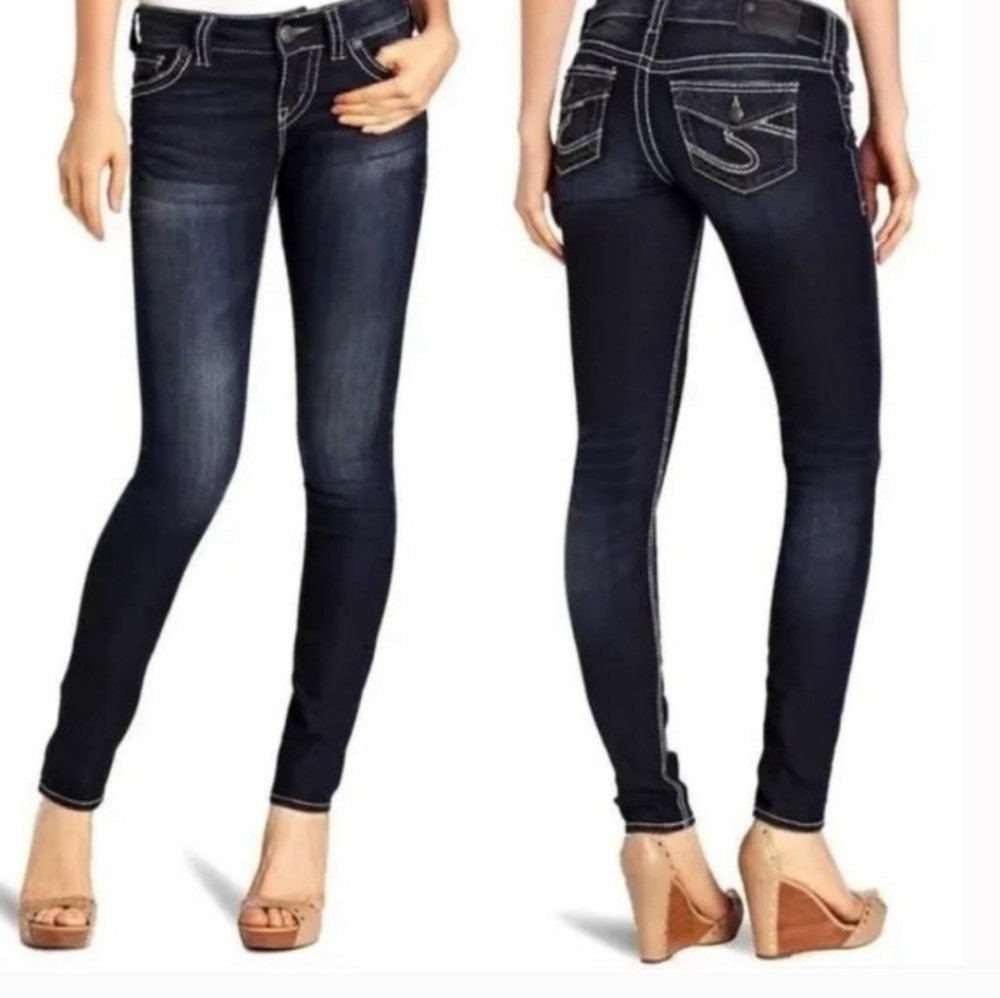 Silver Suki Skinny Jeans